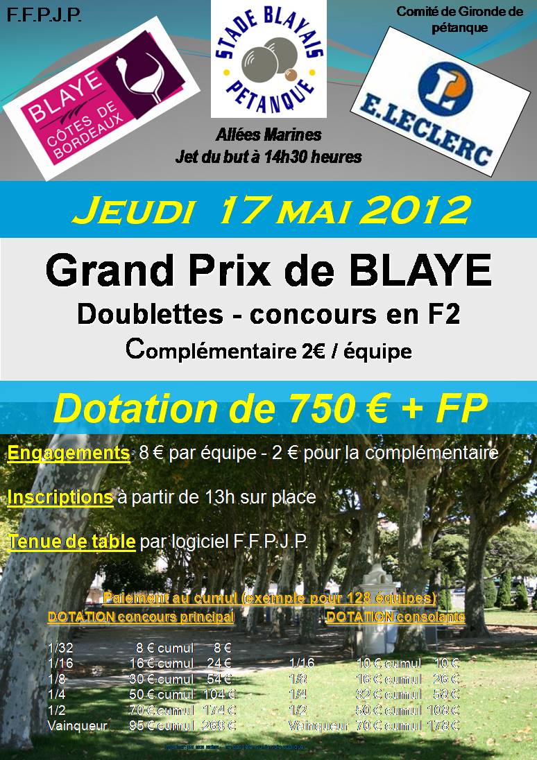 tournoi petanque 17 mai 2012